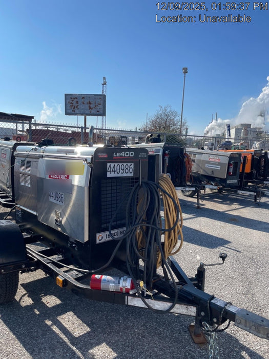 2024 Lincoln Electric LE400 Kubota V1505, Trlr, Cable Rack, Light Kit, ES Decals, T3