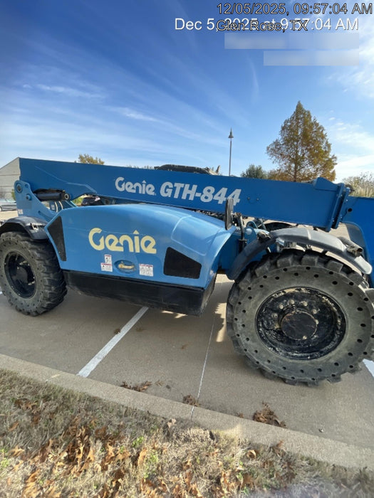 2017 Genie GTH-844 Genie GTH844 Telehandler, 60" Carriage, Solid Tires