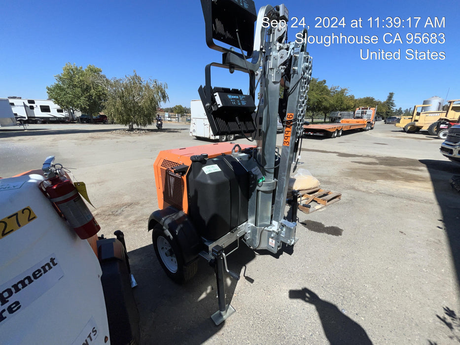 2024 Wanco WLTT-4MM4K Diesel, Deep Sea Controller, Shore Power Plug, Auto Start, (4) 350W LED Floodlights, 4kW Generator, 60 Gal Fuel Tank, 2" Ball, T3