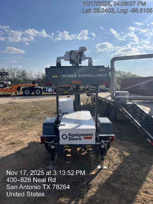 2025 NATIONAL SIGNAL Sunray Solar-Powered Mobile Integrator Tower