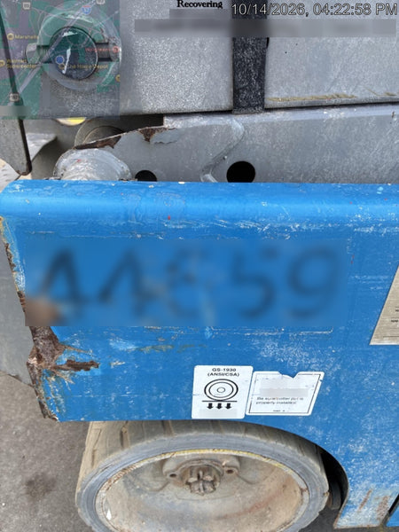2019 Genie GS-1930 Fixed rails with chain Entry