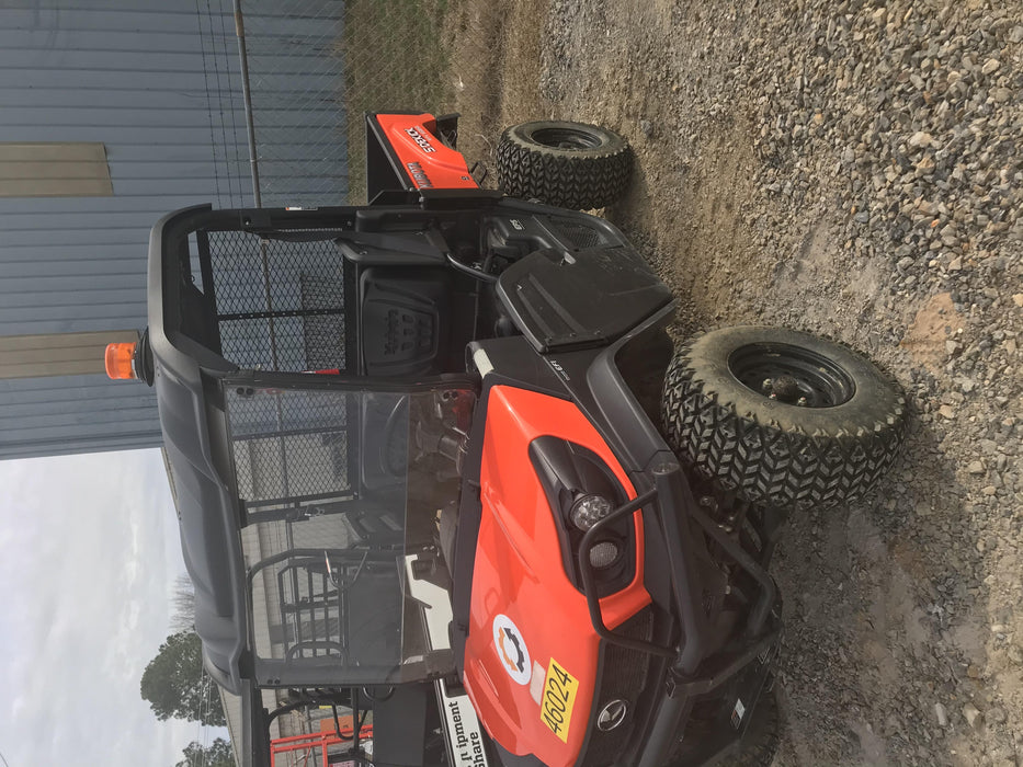 2019 Kubota RTV-XG850WL-H 4wd Utility Cart, Gas, 2 Seat, LED Strobe, Windshield Tempered Glass, Plastic Canopy, Wire Harness Kit, Backup Alarm