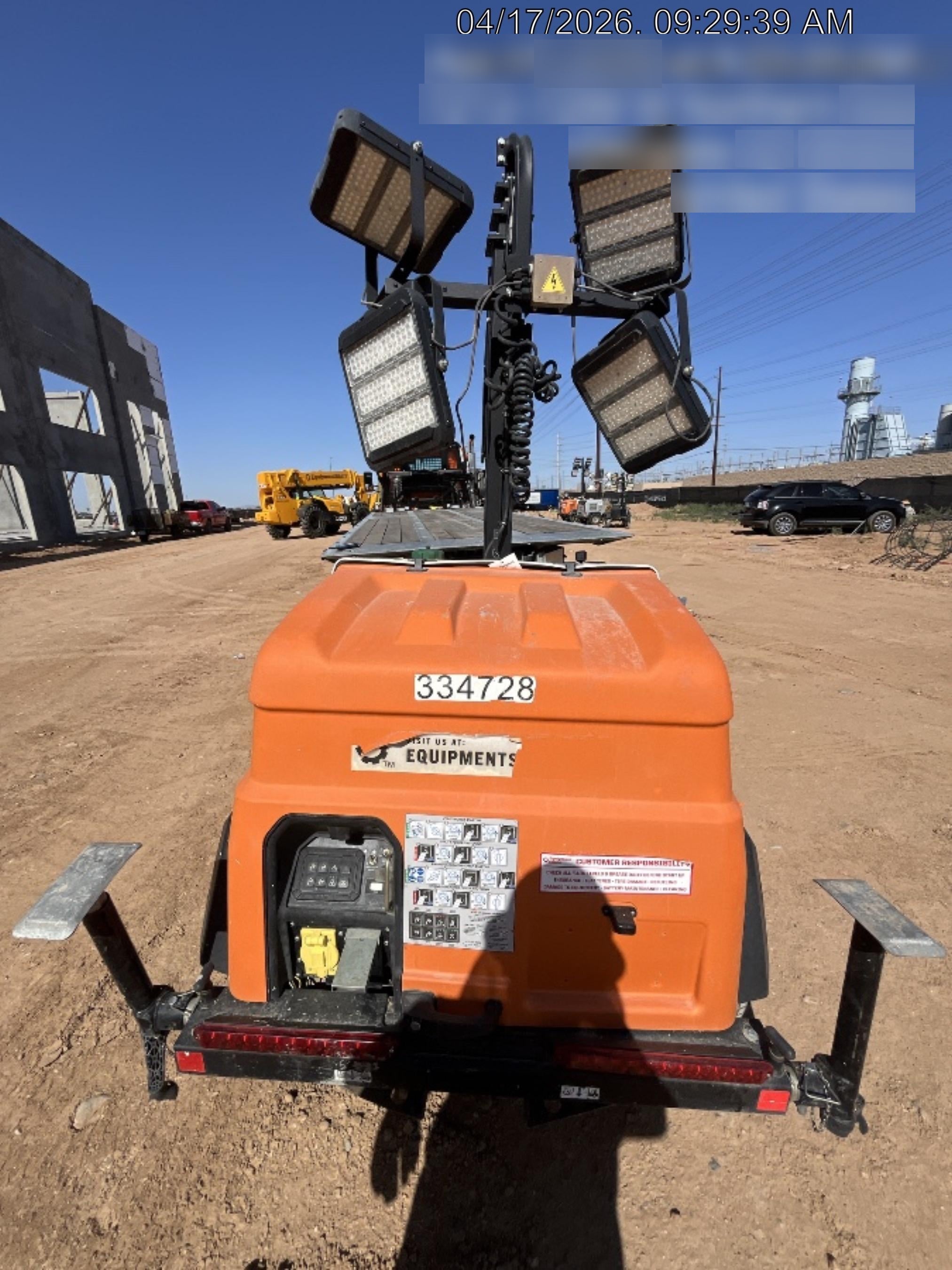 2023 Generac MLT2 Diesel, Flex Switch 120V Input, Powerzone Controller, (4) 320W LED Lights, 4kW Generator, 39.9 Gal Fuel Tank, 2" Ball, T3