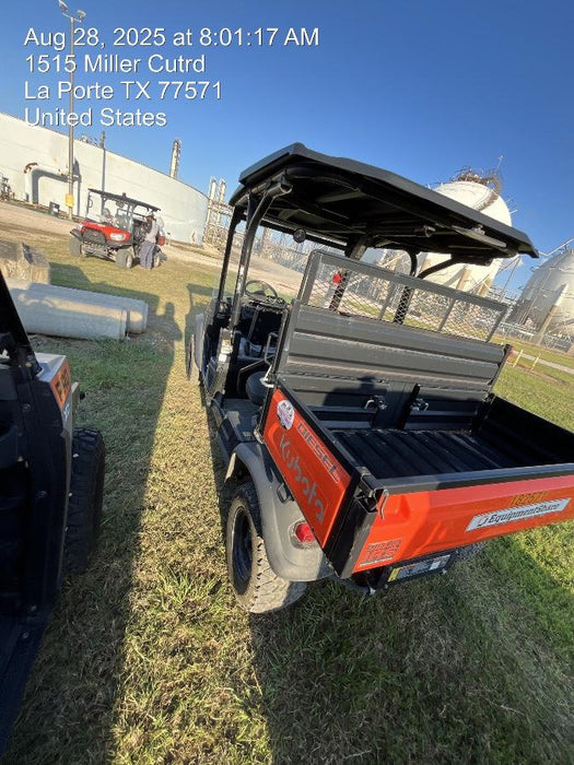 2021 Kubota RTV-X1140W-H Plastic Canopy, Windshield Acrylic Clear, LED Strobe Light, Wire Harness Kit, Back up Alarm