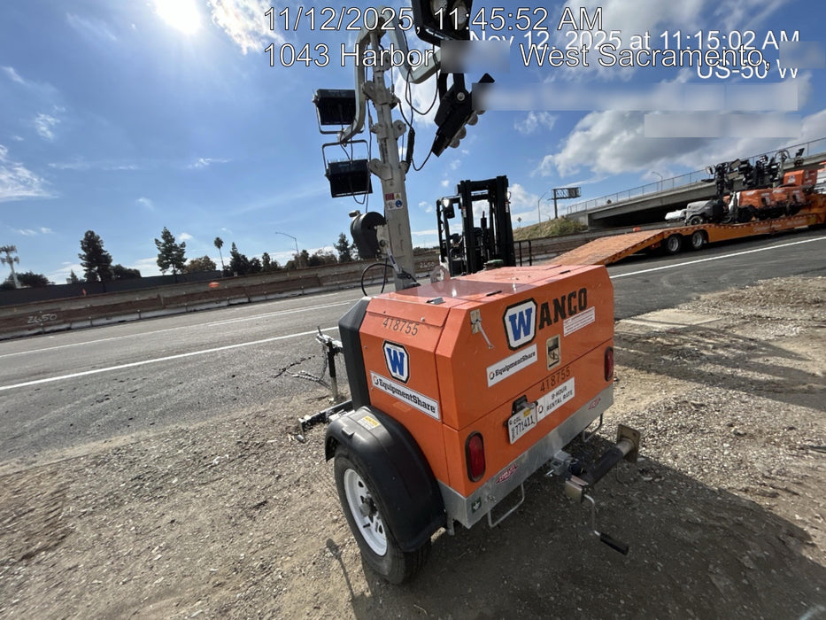 2024 Wanco WLTT-4MM4K Diesel, Deep Sea Controller, Shore Power Plug, Auto Start, (4) 350W LED Floodlights, 4kW Generator, 60 Gal Fuel Tank, 2" Ball, T3