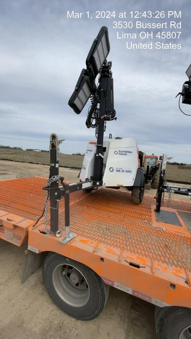 2023 Generac MLT2 Diesel, Flex Switch 120V Input, Powerzone Controller, 
(4) 320W LED Lights, 4kW Generator, 39.9 Gal Fuel Tank, 2" Ball, T3