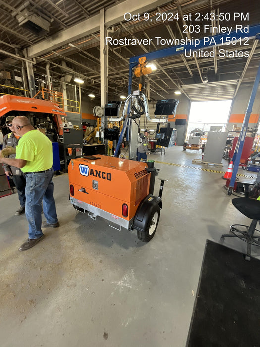 2024 Wanco WLTT-4MM4K Diesel, Deep Sea Controller, Shore Power Plug, Auto Start, (4) 350W LED Floodlights, 4kW Generator, 60 Gal Fuel Tank, 2" Ball, T3