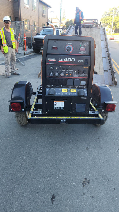 2022 Lincoln Electric LE400 Kubota V1505, Trlr, Cable Rack, Light Kit, ES Decals, T3