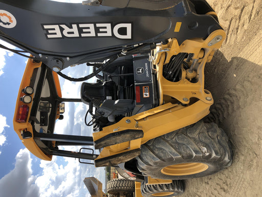 2020 John Deere 410L - Extendable Stick Canopy, 4WD, Extendable Stick, Pilot Controls, 2 Way Hydraulics, TAG Manual QC