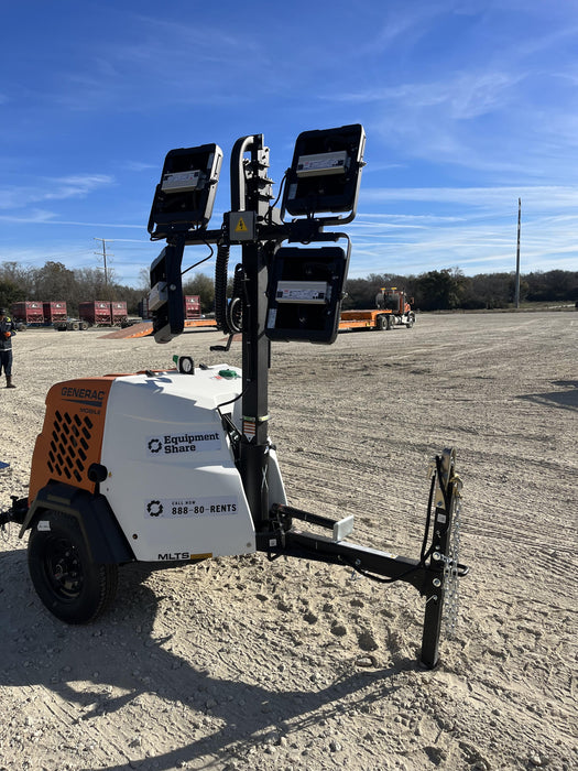 2023 Generac MLT2 Diesel, Flex Switch 120V Input, Powerzone Controller, 
(4) 320W LED Lights, 4kW Generator, 39.9 Gal Fuel Tank, 2" Ball, T3