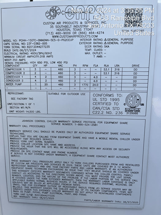 2024 CAPS PCHH-150TC-0NN0NN-5E5-0-PG2CEUP
