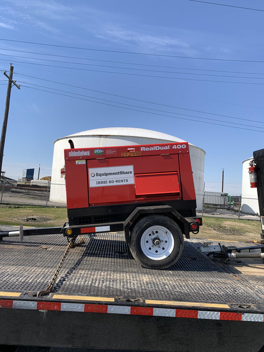 2022 Shindaiwa DGW400MDL Kubota D902 Engine, 23 HP, Dual Op Welder, Wire, Arc, Droop Stick, Tig, and CC Stick Functionality, Simulphase, 3 Phase and 1 Phase Gen Output, Single Axle NB Trlr, Slr Trckl Chrg 12V 12W, Fire Ext