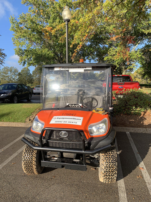 2021 Kubota RTV-X1140W-H Plastic Canopy, Windshield Acrylic Clear, LED Strobe Light, Wire Harness Kit, Back up Alarm