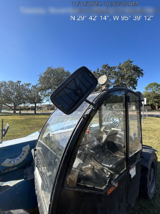 2019 Genie GTH-5519 Cab/Heat/AC, Solid RT Tires, LED Work Lights, Beacon w/48" Carriage, 48" Forks