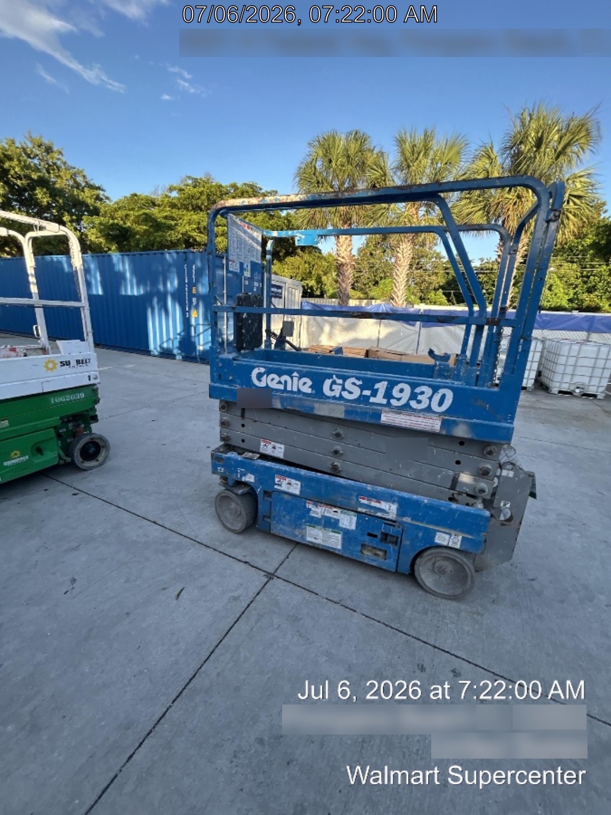 2018 Genie GS-1930 Genie GS-1930 w/Fixed Rail, Chain Entry