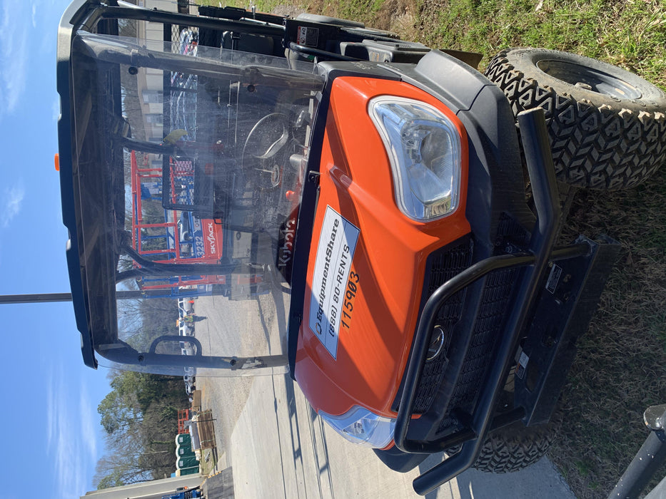 2020 Kubota RTV-X1140W-H 4WD, LED Strobe, Windshield Acrylic Clear, Plastic Canopy, Wire Harness Kit, Backup Alarm