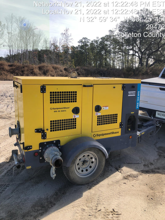 2021 ATLAS COPCO PAS 100 HF CS Enclosed