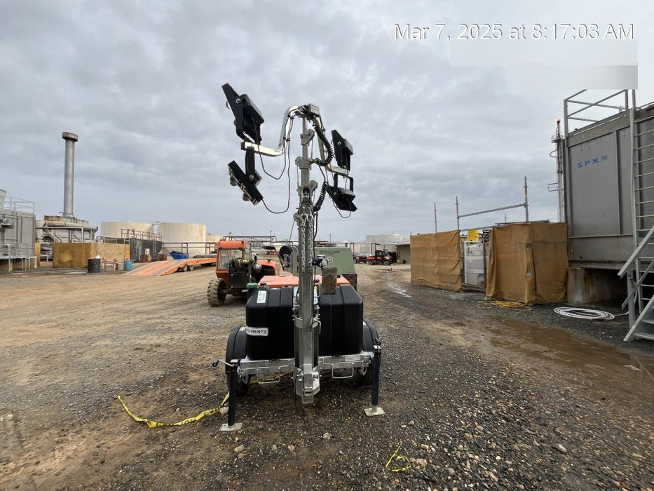 2024 Wanco WLTT-4MM4K Diesel, Deep Sea Controller, Shore Power Plug, Auto Start, (4) 350W LED Floodlights, 4kW Generator, 60 Gal Fuel Tank, 2" Ball, T3