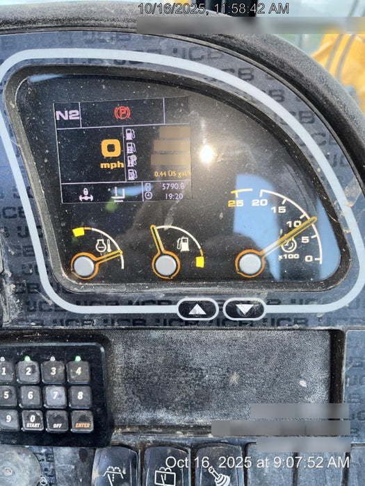 2020 JCB 509-42 Cab/Heat/Air, Solid Tires, Work Lights, Beacon, Aux Hydraulics, Back up Alarm, Lifting Eye, ES Decals