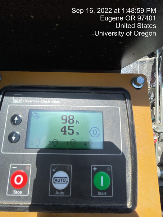 2022 Allmand NLV3GR (4) LED Light Fixture 350W, 23' Vertical Mast, 3kW Prime, Towable, Deep Sea L401, Leveling Jacks, Yanmar T4F 5.8hp