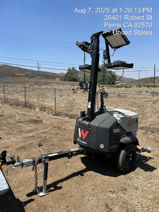 2024 Wacker Neuson LTT4 Diesel, Kohler KDW702, Deep Sea Controller, Auto Start, LED 320W, Bypass Outlet, T3