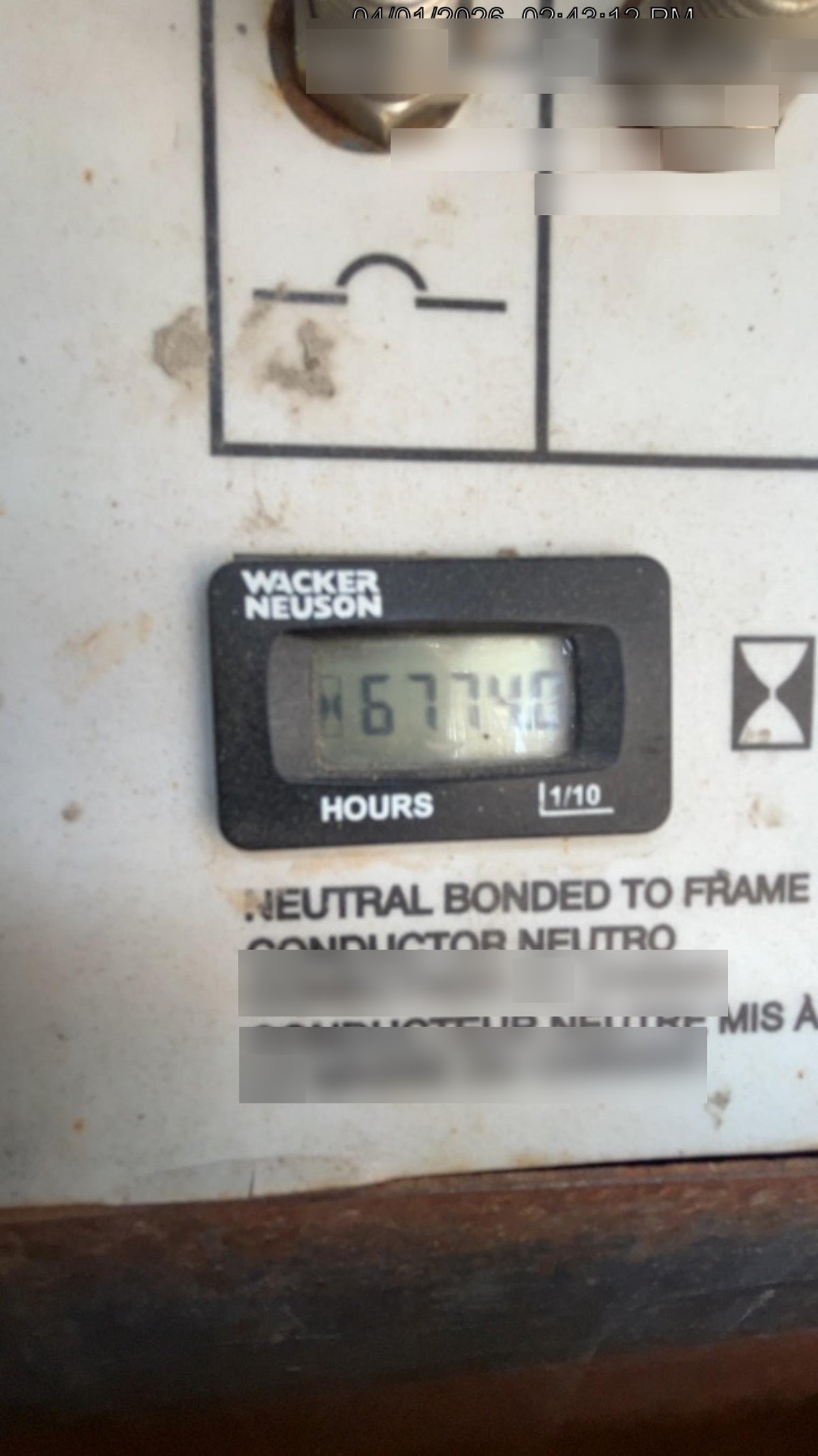 2019 Wacker Neuson LTV6L-MH Standard Options, ES Track Hardware, Fuel Level Sensor