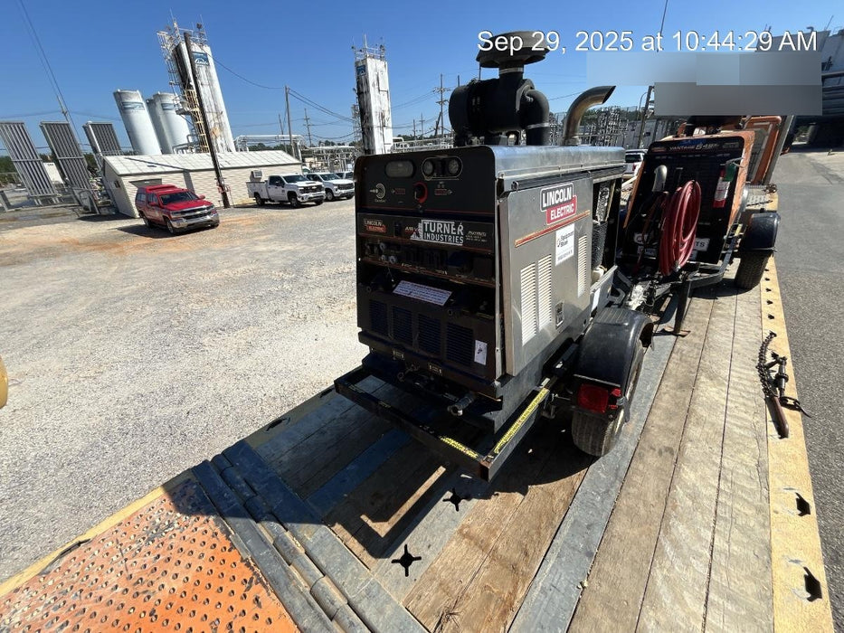 2021 Lincoln Electric Vantage 549X Ready Pak 3, ORANGE (includes trailer, cable rack, fender light kit)