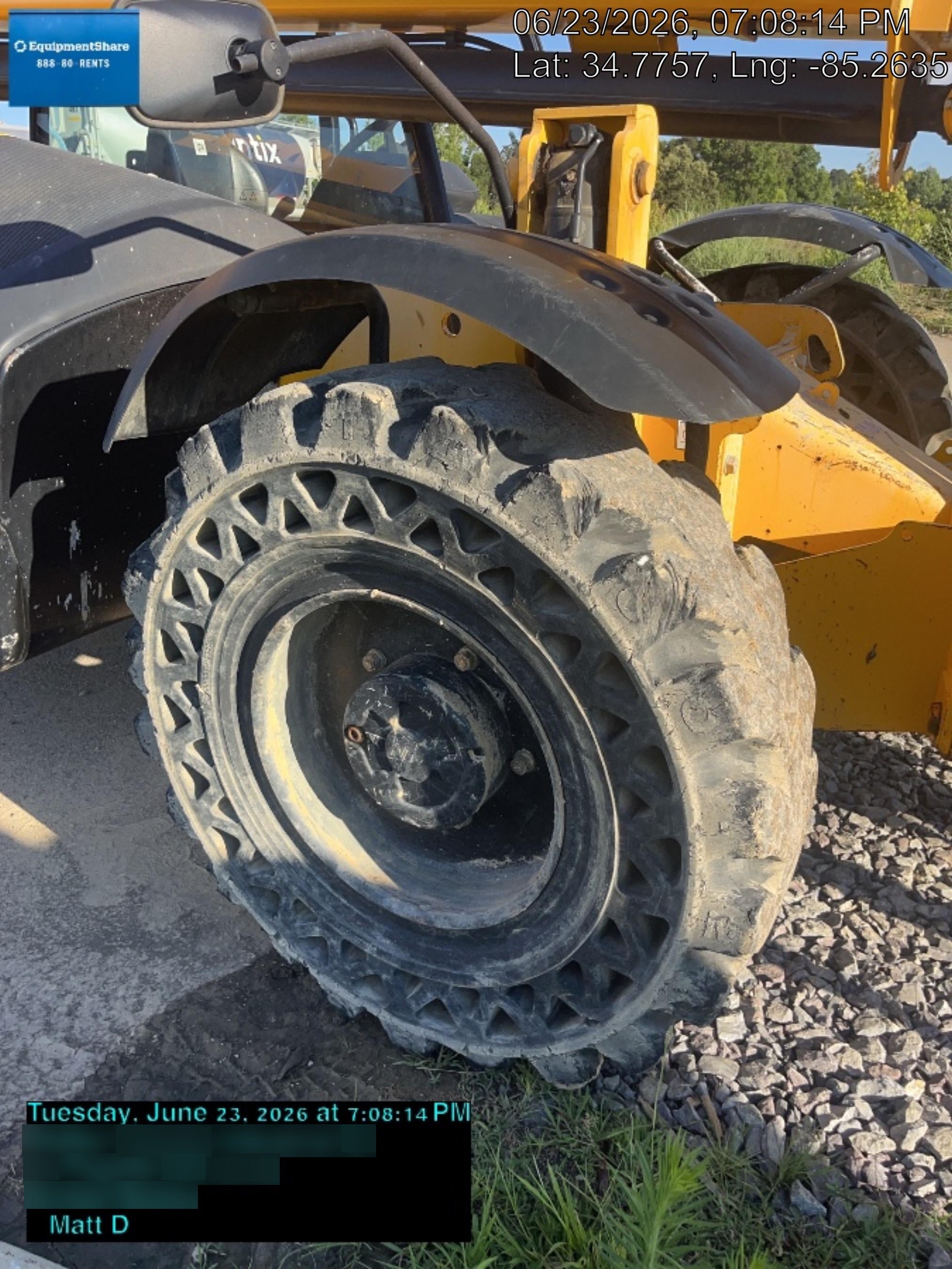 2019 JCB 510-56 Canopy, 74 HP, Solid Tires, STD Worklight, Beacon, Aux Hydraulics, Lifting Eye, Back up Alarm w/66" Carriage/60" Forks