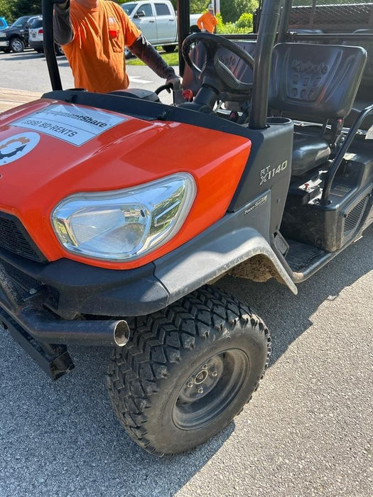 2021 Kubota RTV-X1140W-H Plastic Canopy, Windshield Acrylic Clear, LED Strobe Light, Wire Harness Kit, Back up Alarm