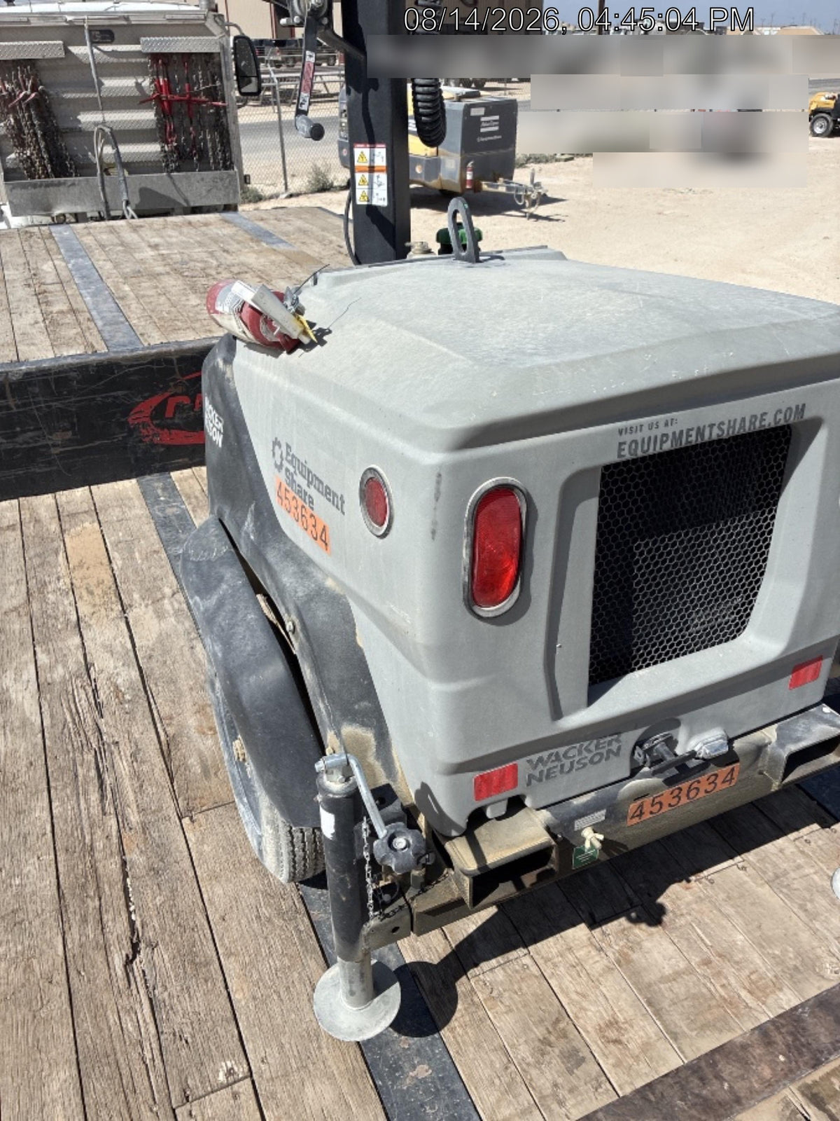 2024 Wacker Neuson LTT4 Diesel, Kohler KDW702, Deep Sea Controller, Auto Start, LED 320W, Bypass Outlet, T3