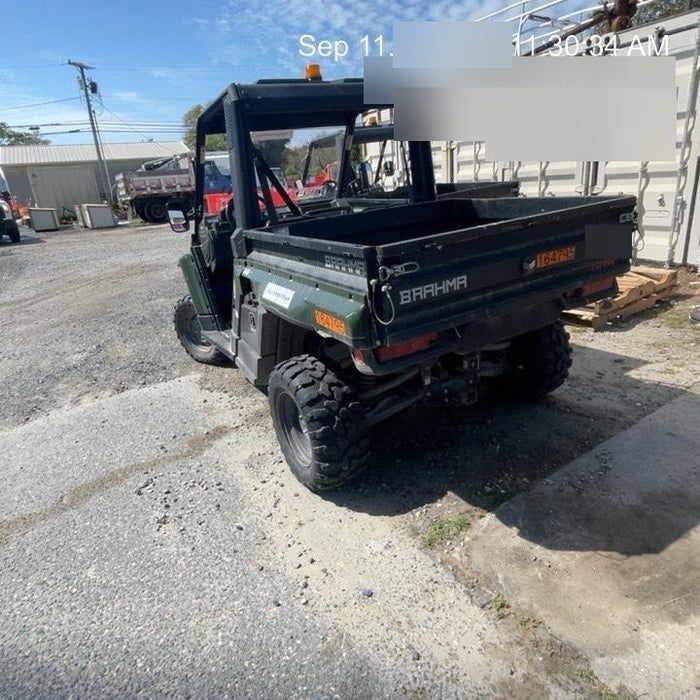 2021 Yanmar YU1000 Canopy, Steel Wheel, Poly WindShield, Beacon, Backup Alarm