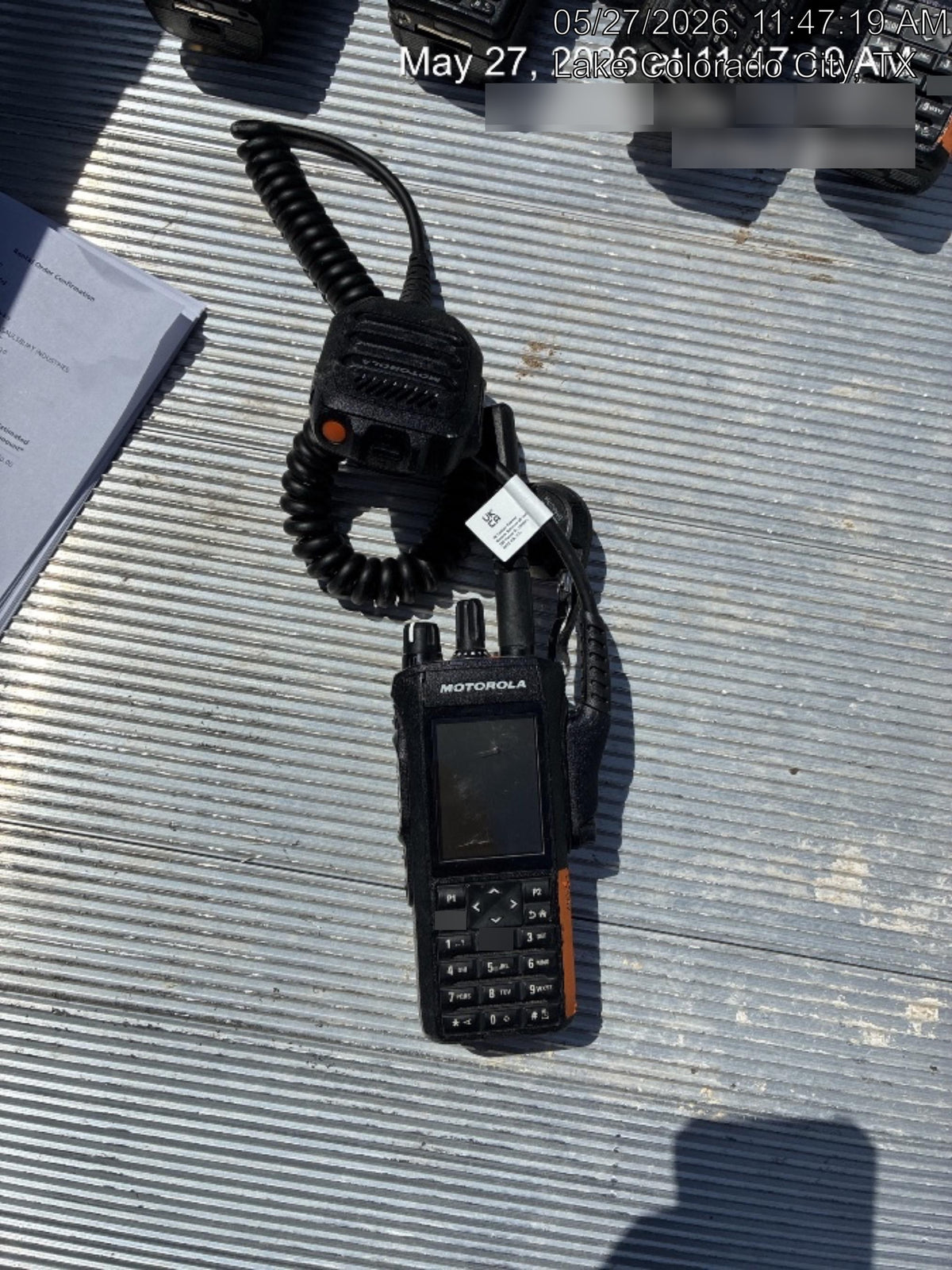 2021 MOTOROLA XPR7550
