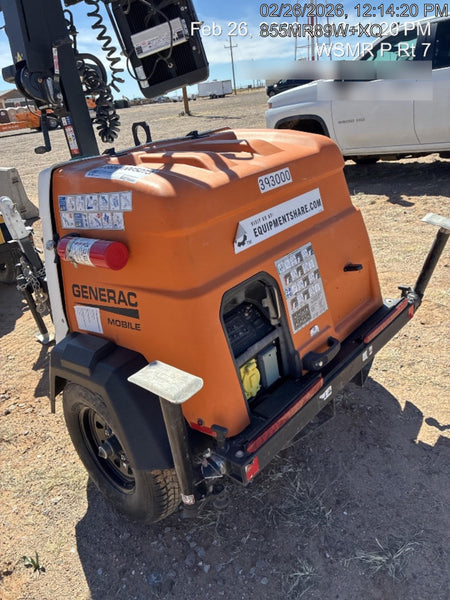 2024 Generac MLT2 Diesel, Flex Switch 120V Input, Powerzone Controller, 
(4) 320W LED Lights, 4kW Generator, 39.9 Gal Fuel Tank, 2" Ball, T3