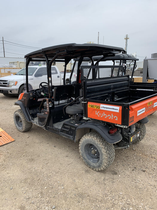 2022 Kubota RTV-X1140W-H Plastic Canopy, Windshield Acrylic Clear, LED Strobe Light, Wire Harness Kit, Back up Alarm