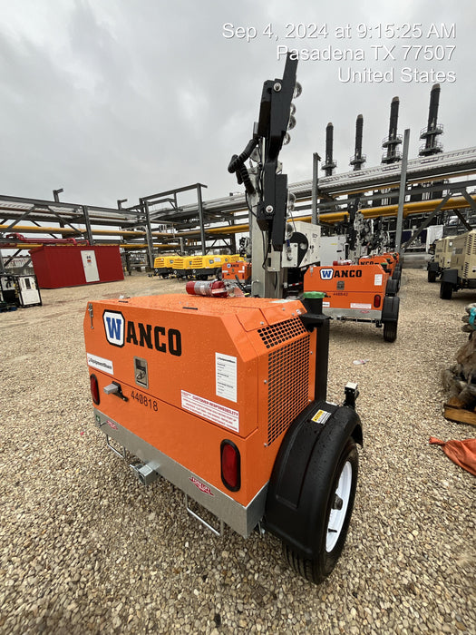 2024 Wanco WLTT-4MM4K Diesel, Deep Sea Controller, Shore Power Plug, Auto Start, (4) 350W LED Floodlights, 4kW Generator, 60 Gal Fuel Tank, 2" Ball, T3