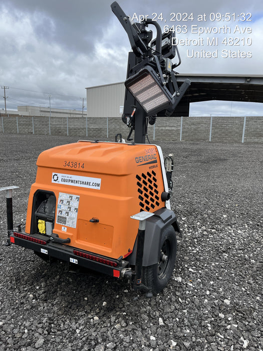2023 Generac MLT2 Diesel, Flex Switch 120V Input, Powerzone Controller, (4) 320W LED Lights, 4kW Generator, 39.9 Gal Fuel Tank, 2" Ball, T3