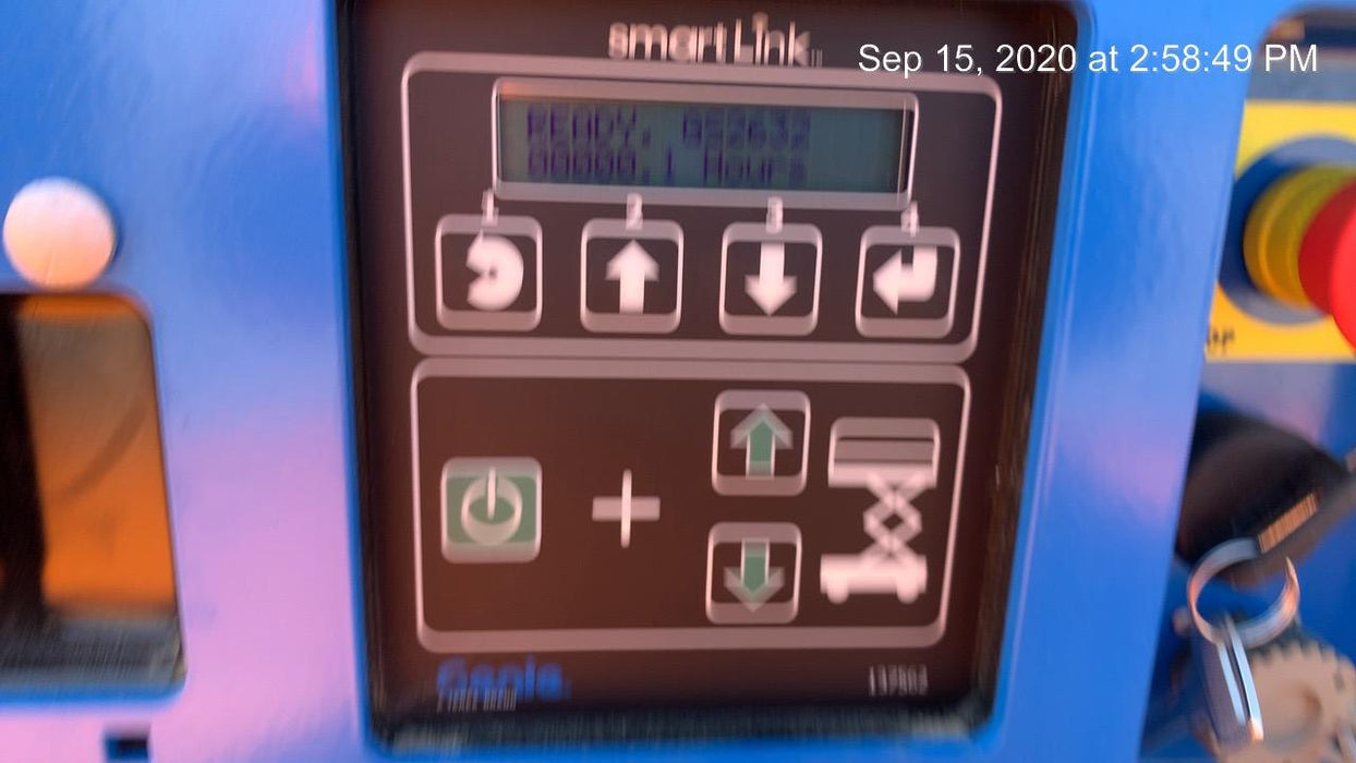 2020 Genie GS-2632 Solid NM Tires, Folding Rails with Half-Height Swing Gate, Beacon