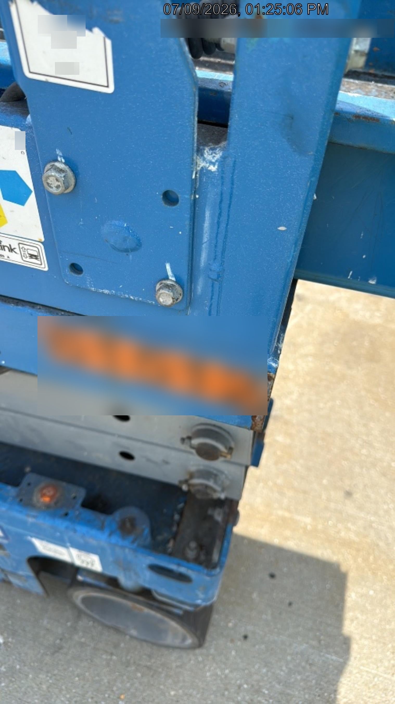 2020 Genie GS-1930 Solid Non Marking Tires, Beacon, Folding rails with half height swing gate