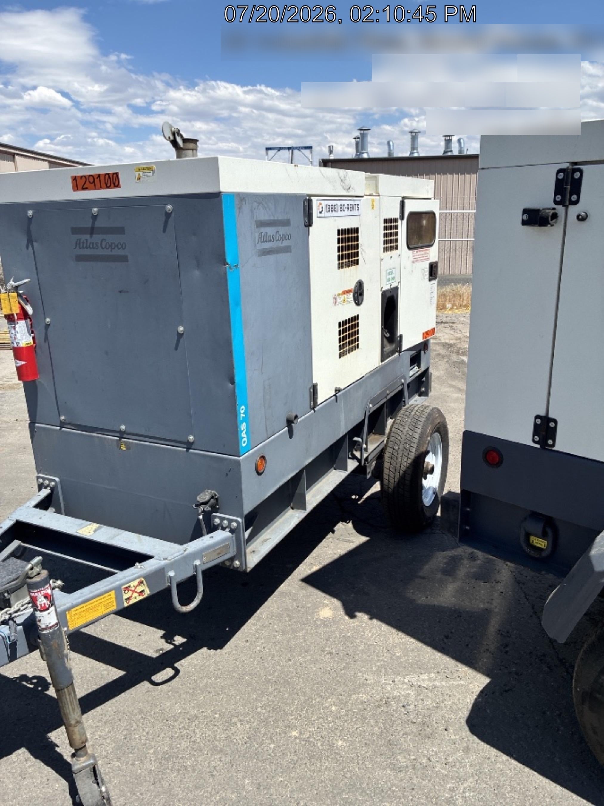 2020 ATLAS COPCO QAS 70