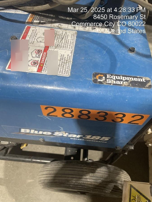 2023 Miller Electric Blue Star 185 Engine Driven Welder, Electric Start, 13 hp, Gas, 6,500 W Peak 907664