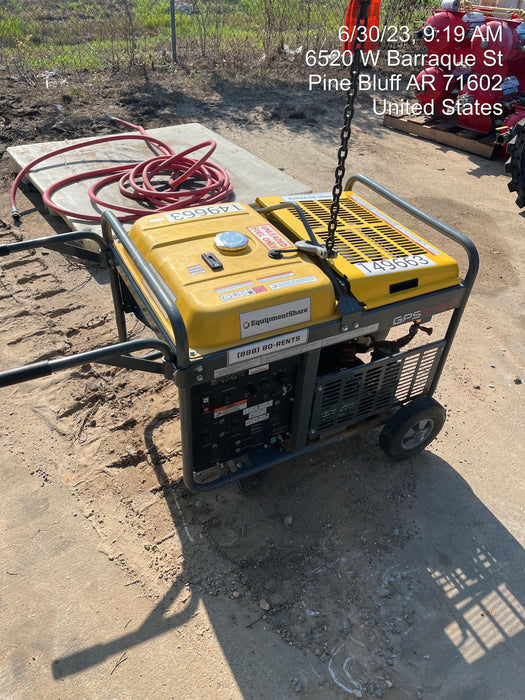 2020 Wacker Neuson GPS9700A GENERATOR,EPA,CSA,WHEEL KIT