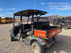 2022 Kubota RTV-X1140W-H Plastic Canopy, Windshield Acrylic Clear, LED Strobe Light, Wire Harness Kit, Back up Alarm