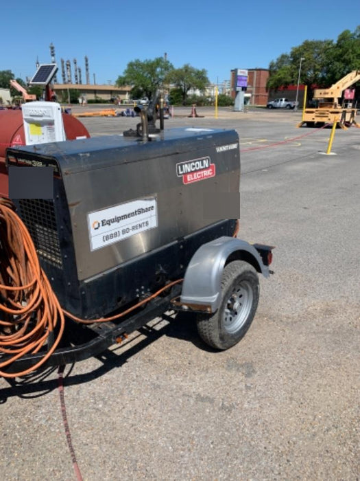 2019 Lincoln Electric Vantage 322 Lincoln Vantage 322 Welder w/Trailer, Light Kit, Cable Rack