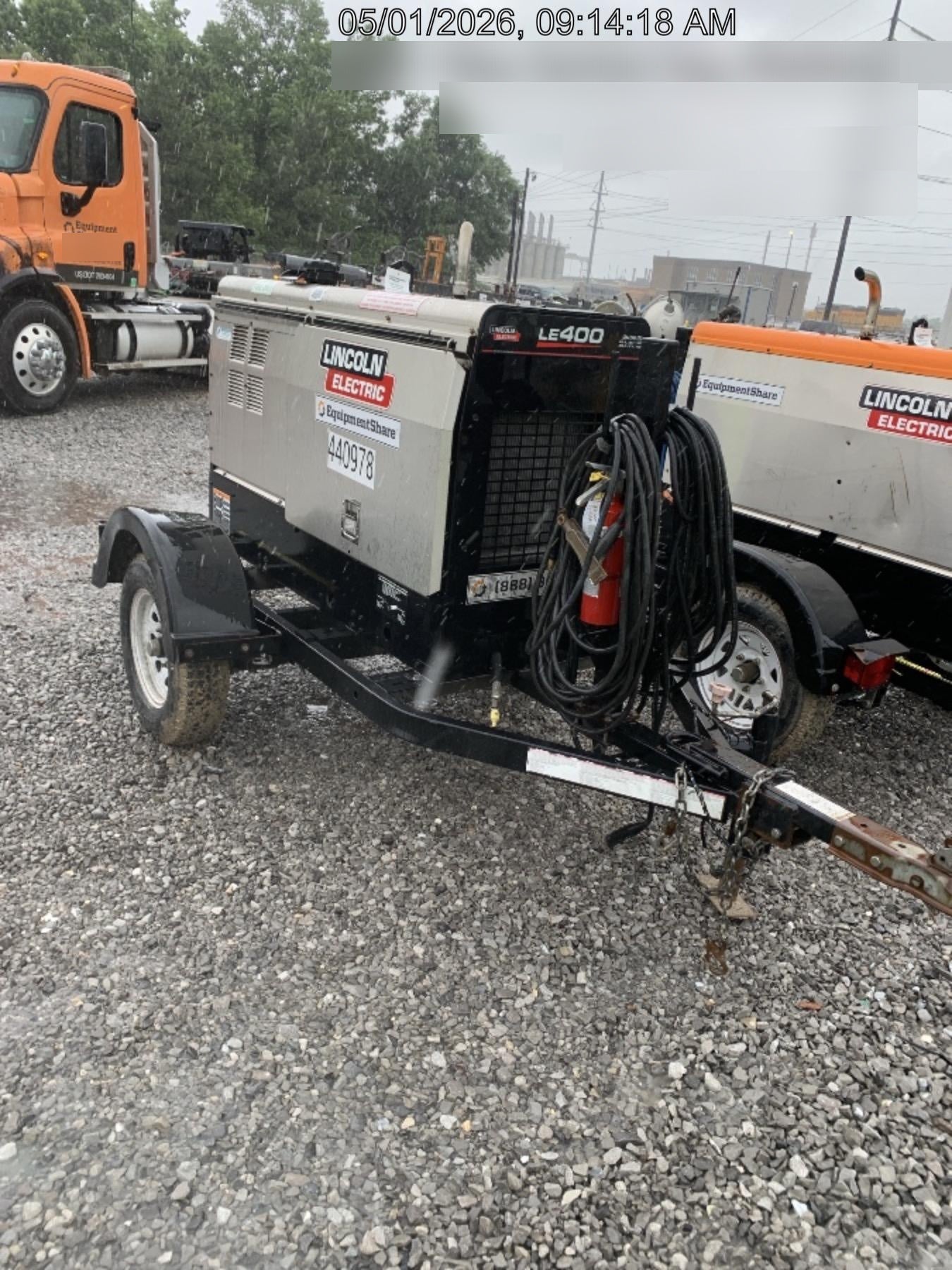 2024 Lincoln Electric LE400 Kubota V1505, Trlr, Cable Rack, Light Kit, ES Decals, T3