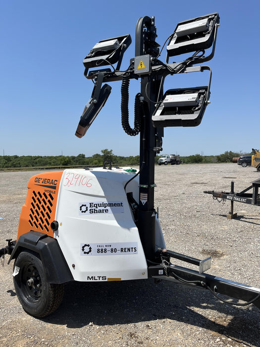 2023 Generac MLT2 Diesel, Flex Switch 120V Input, Powerzone Controller, (4) 320W LED Lights, 4kW Generator, 39.9 Gal Fuel Tank, 2" Ball, T3