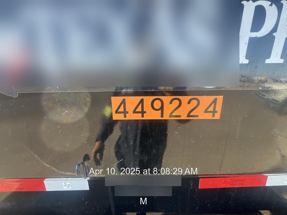 2025 TEXAS PRIDE TRAILERS 14'L x 7'W 5 Cu Yd Trunnion Hydraulic Dump