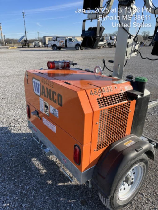 2024 Wanco WLTT-4MM4K Diesel, Mitsubishi L2E, 9.0HP @1800 rpm, Deep Sea Controller, Shore Power Plug, Auto Start, (4) 350W LED Floodlights, 4kW Generator, 60 Gal Fuel Tank, 2" Ball, T3