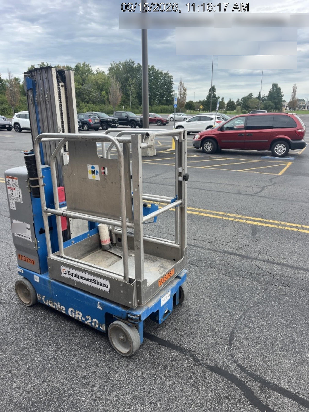 2020 GENIE GR-20
