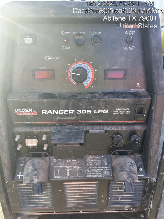 2025 LINCOLN ELECTRIC Ranger 305 LPG