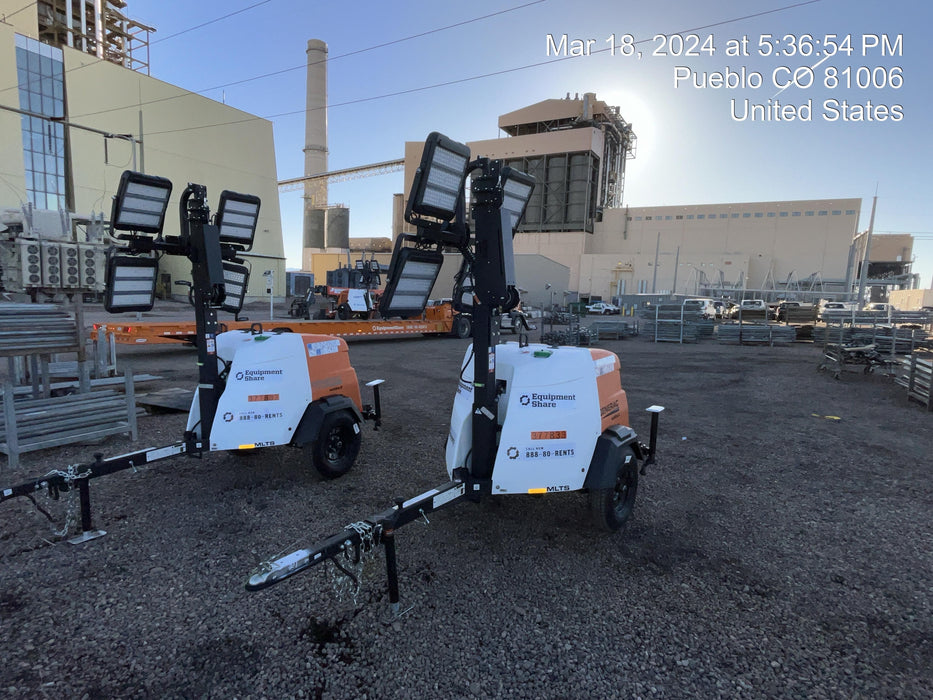 2023 Generac MLT2 Diesel, Flex Switch 120V Input, Powerzone Controller, 
(4) 320W LED Lights, 4kW Generator, 39.9 Gal Fuel Tank, 2" Ball, T3